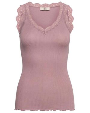 Rosemunde Woodrose Kant Top - Paars