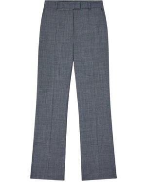 Ganni Straight Trousers - Blue