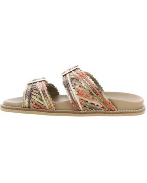 Softwaves Schoenen ,Veelkleurig ,Slider - Bruin
