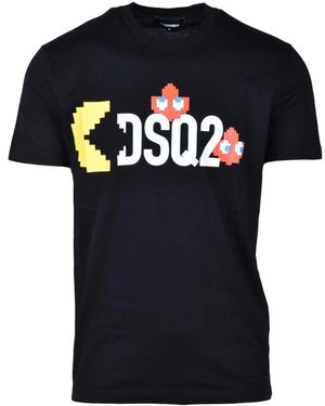 DSquared² Baumwoll T-Shirt - Schwarz
