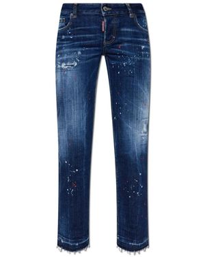 DSquared² Jeans ,Blauw ,Leer Jenna Jeans