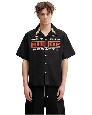 Rhude Overhemden ,Zwart ,Katoen Regatta Club Shirt
