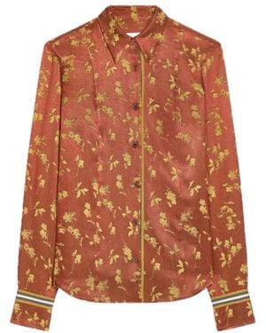Dries Van Noten Chloris Tape Shirt - Braun