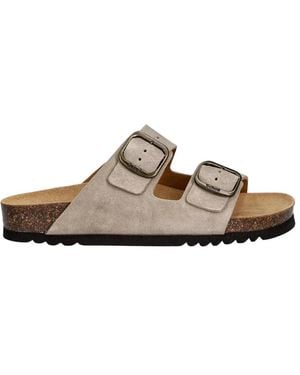 Scholl Sliders - Marrone