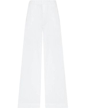 Gauchère Wide Trousers - Blanc
