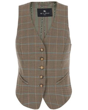 Etro Vests - Gris