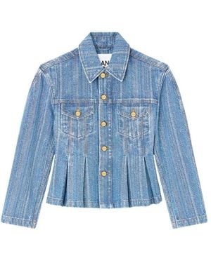 Ganni Denim Jackets - Blauw
