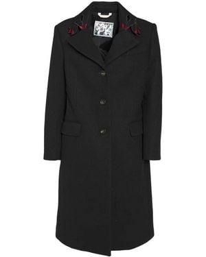 Vivetta Single-breasted coats - Negro