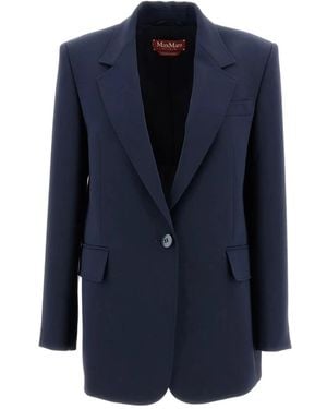 Max Mara Jassen ,Blauw ,Bosco Blazer
