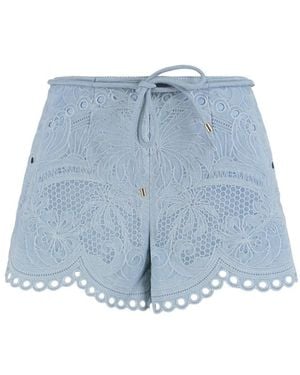 Zimmermann Short Shorts - Blue
