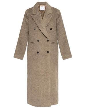 Samsøe & Samsøe Double-Breasted Coats - Natural