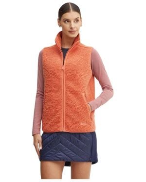 Jack Wolfskin High Curl Vest - Rood