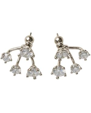 Panconesi Accessoires ,Grijs ,Oorbellen - Metallic