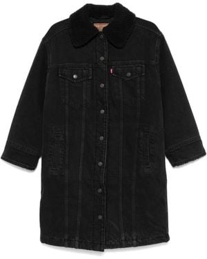 Levi's Single-Breasted Coats - Zwart