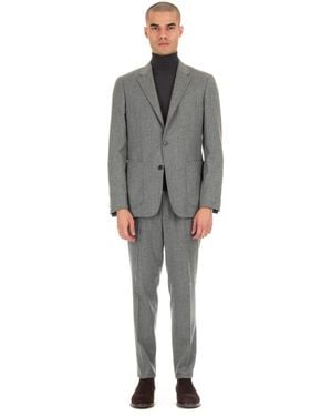 ZEGNA Single Breasted Suits - Grey