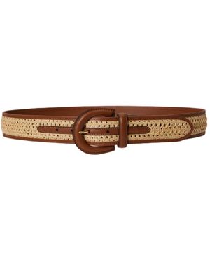 Ralph Lauren Accessoires ,Veelkleurig ,Leer Belts - Bruin