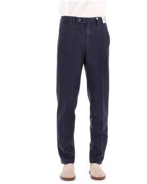 Myths Slim-Fit Trousers - Blue
