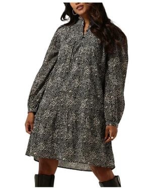 Pom Midi Kleid Schwarz 7050