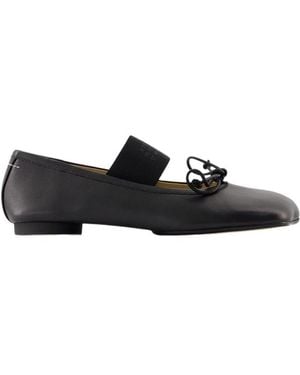 MM6 by Maison Martin Margiela Ballerinas - Black