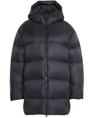 adidas Fitness ,Zwart ,Polyester Z.N.E. Puffer Parka - Blauw