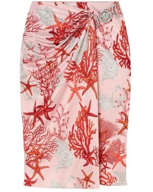 Versace Midi Skirts - Red