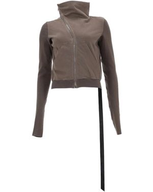 Rick Owens Hoodies & Sweatvesten ,Bruin ,Katoen Mountain Sweatshirt