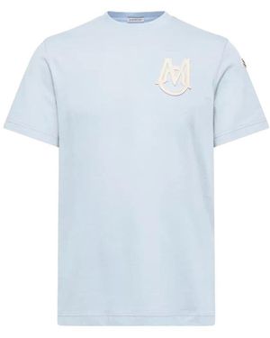 Moncler T-Shirts - Blue