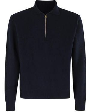 Fortela V-Neck Knitwear - Blauw