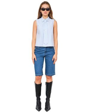 Designers Remix Sleeveless Tops - Blauw