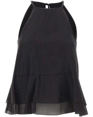 Kaos Sleeveless Tops - Negro