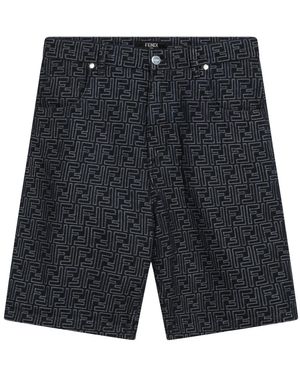 Fendi Casual Shorts - Azul