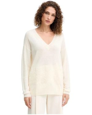Ermanno Scervino Firenze V-Ausschnitt Pullover - Weiß