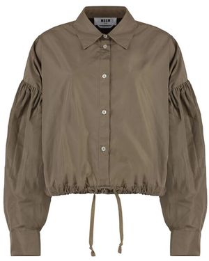 MSGM Shirts - Verde