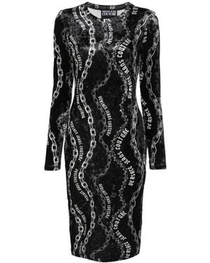 Versace Jeans Couture Midi Dresses - Black