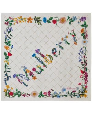 Mulberry Silky Scarves - Metálico