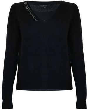 Kocca V-Neck Knitwear - Zwart