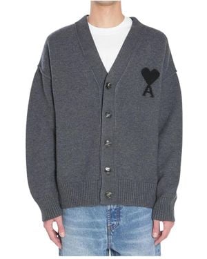 Ami Paris Cardigans - Blue