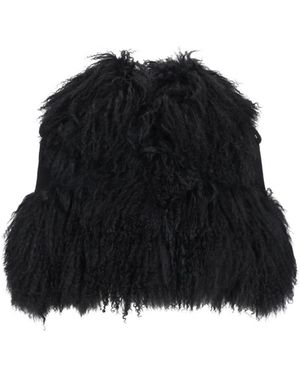GIUSEPPE DI MORABITO Waistcoats - Black