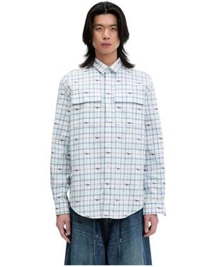 Maison Kitsuné Casual Shirts - Blu