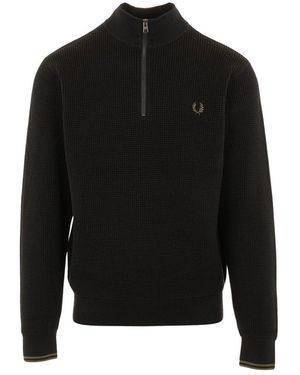 Fred Perry Zip-Throughs - Black