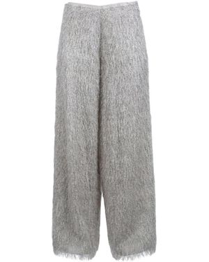 Alysi Wide Trousers - Grey