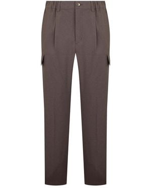 Herno Slim-Fit Trousers - Marrón