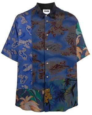 Magliano Short Sleeve Shirts - Blu