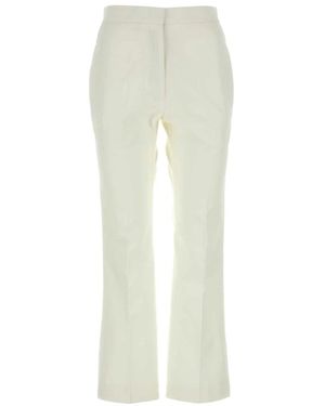 Jil Sander Wide Trousers - White