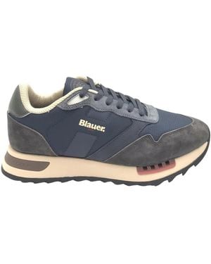 Blauer Schoenen ,Blauw ,Leer Ryder 01 Sneakers