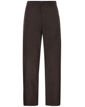 A.P.C. Straight Trousers - Marrón