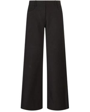 Max Mara Broeken ,Zwart ,Wijde Broek