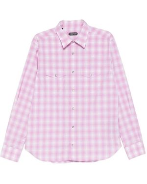 Tom Ford Casual Shirts - Pink