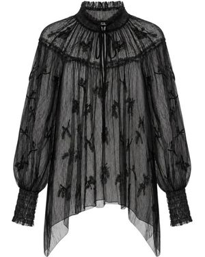 Elisabetta Franchi Blouses - Negro