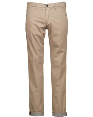Mason's Broeken ,Leer Torino Chino - Naturel